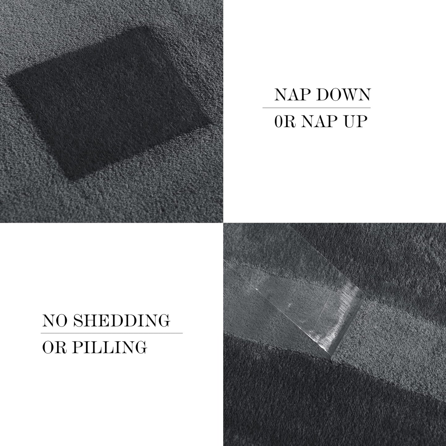 NICETOWN Grey Fleece Twin Blanket - Lightweight Plush