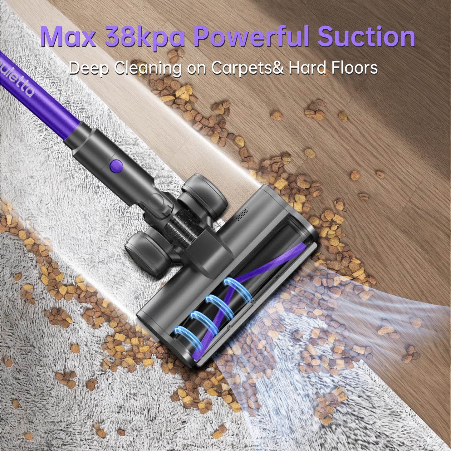 Cordless Vacuum Cleaner 38Kpa FABULETTA 6-in-1