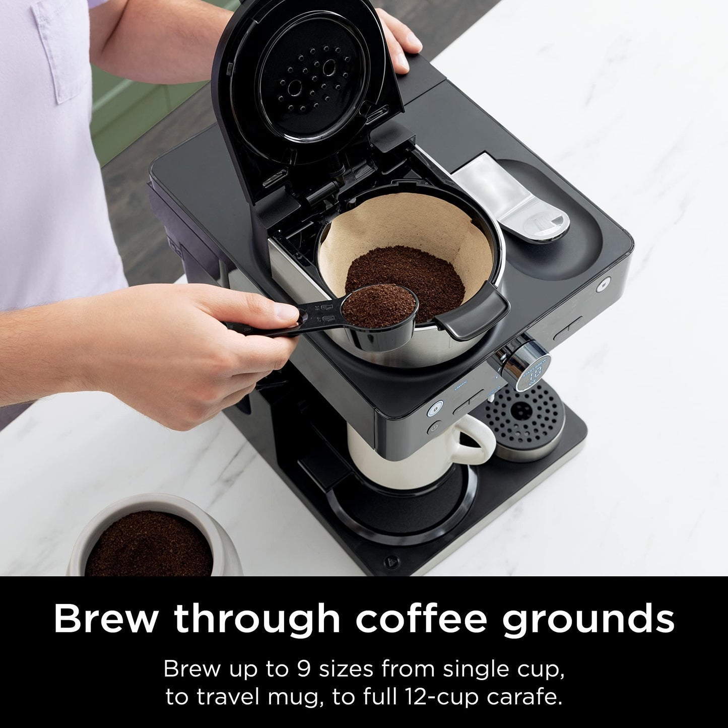 Ninja Espresso Coffee Maker with Frother & Capsules