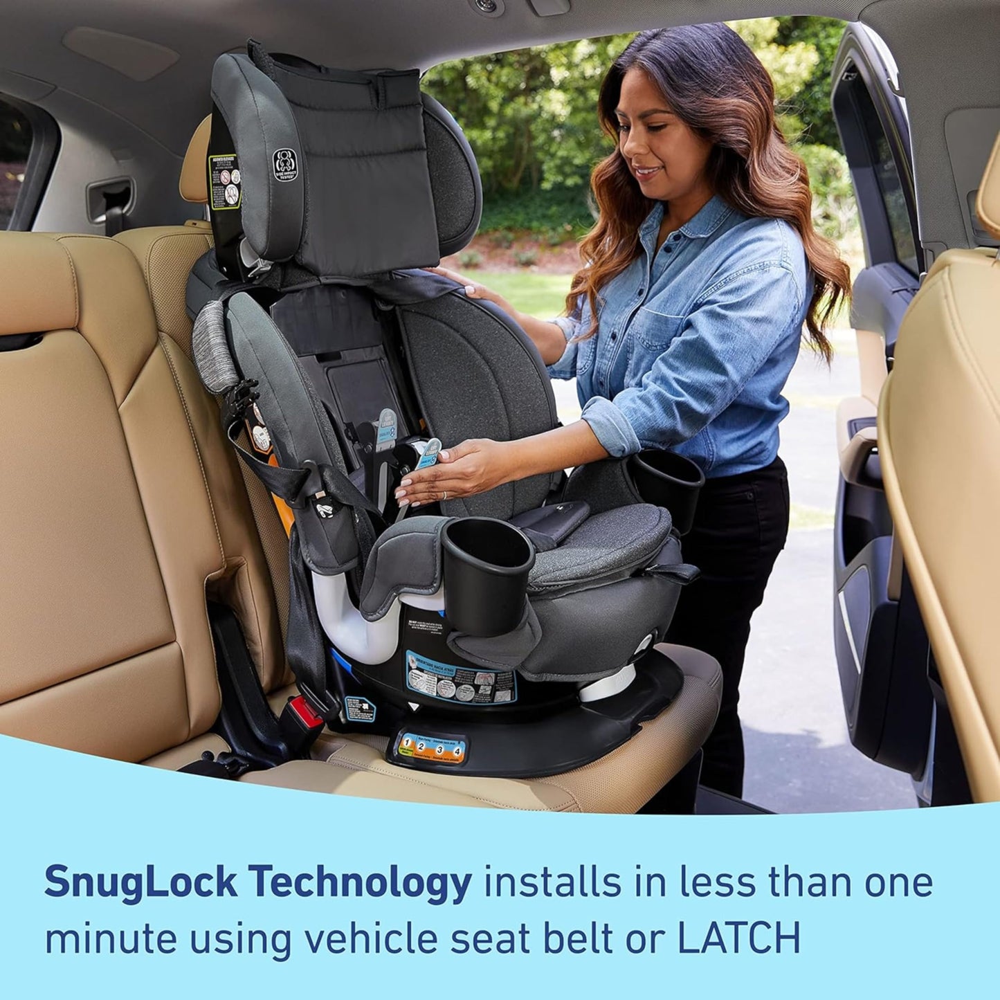 Graco 3-in-1 Convertible Car Seat with Rotation