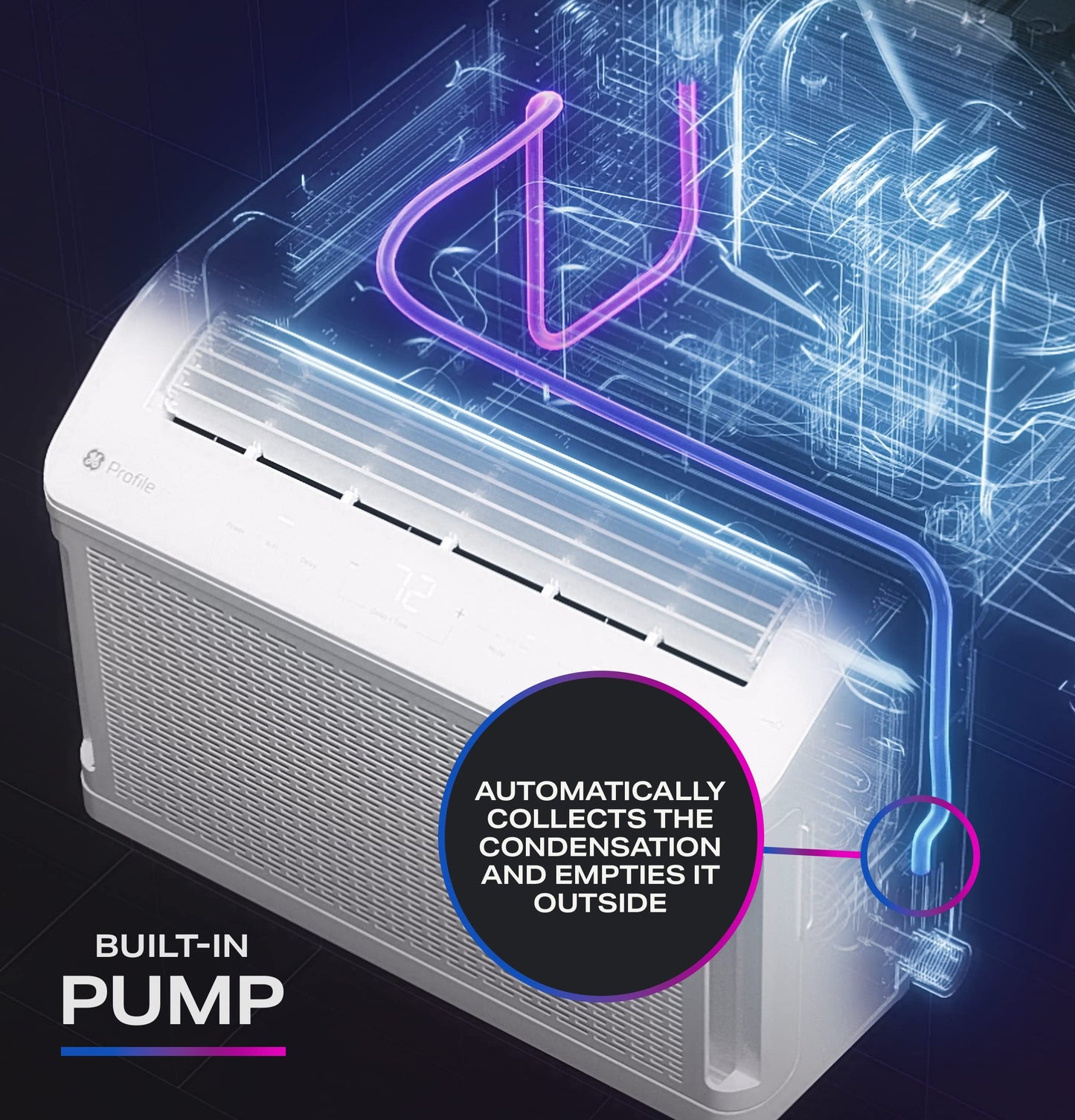 8,300 BTU WiFi Air Conditioner for Medium Rooms