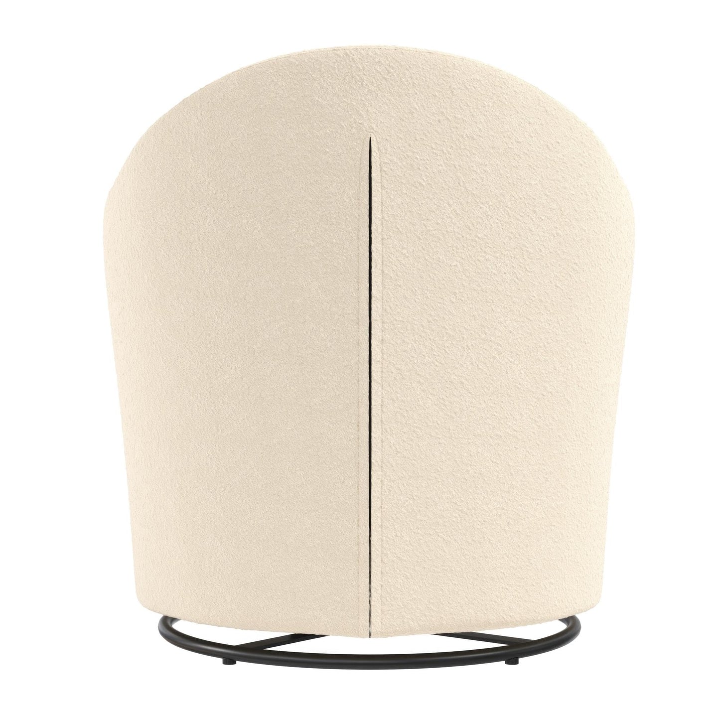 DHP Swivel Curved Accent Chair