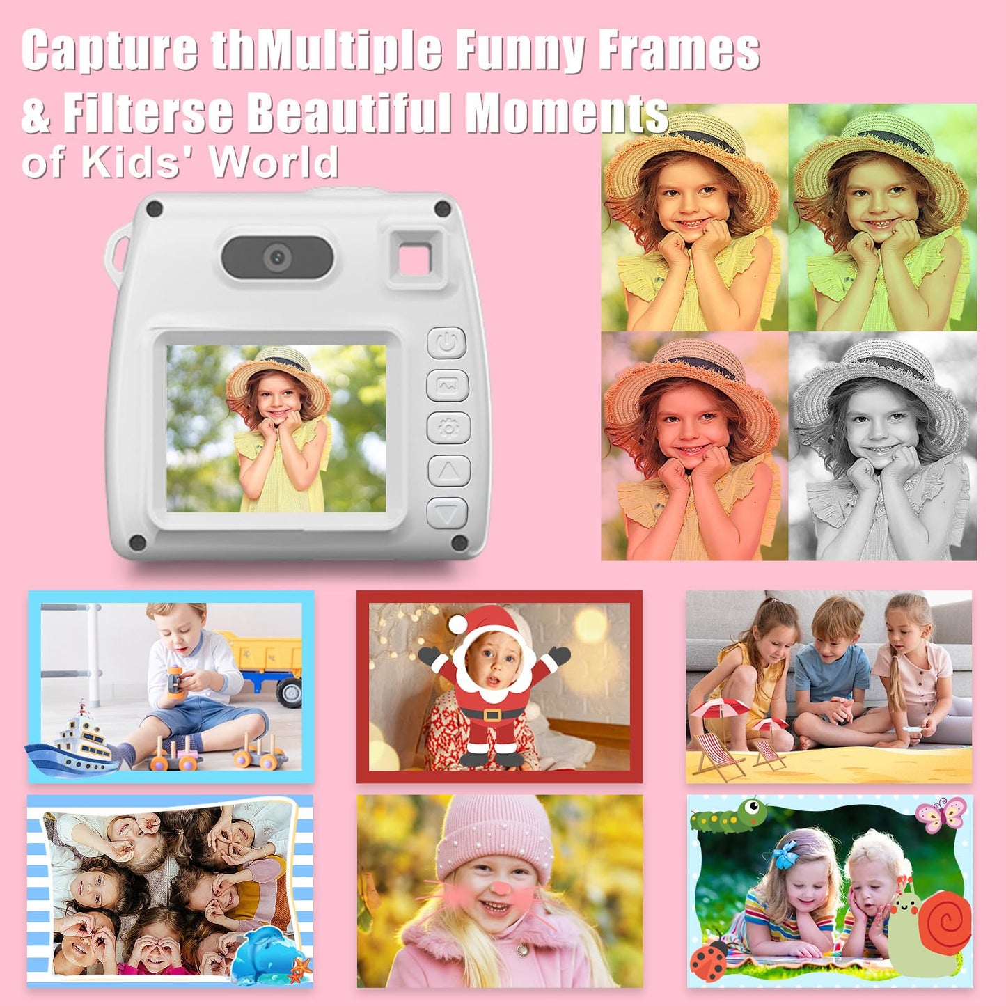 Kids Camera Toy With Video And Games