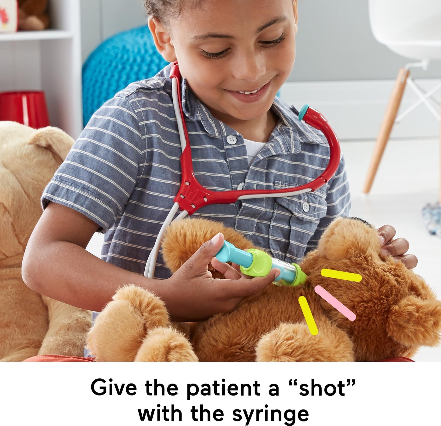 Fisher-Price 7-Piece Doctor Playset Medical Kit