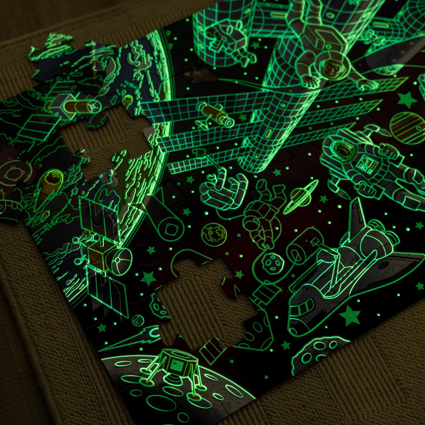 Outer Space Glow-in-the-Dark Puzzle by Melissa & Doug