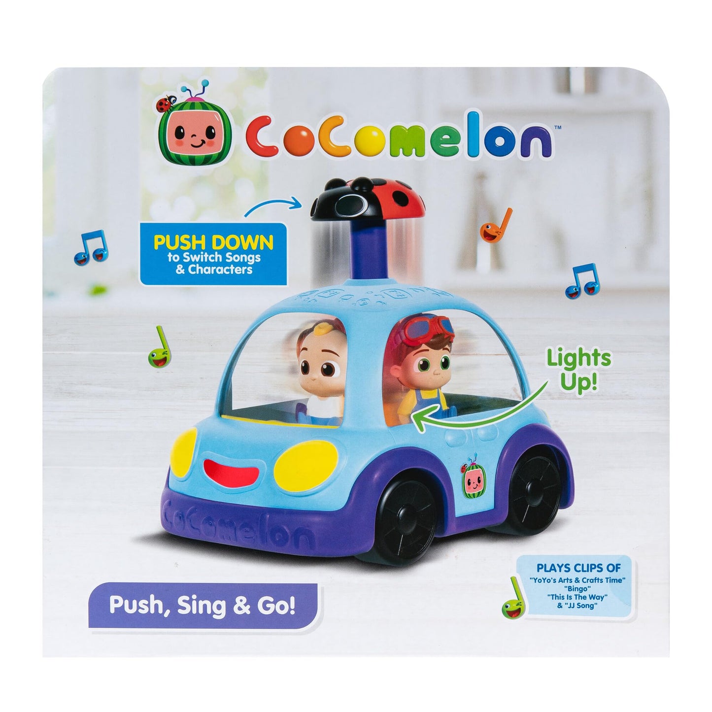 CoComelon Push ‘N Sing Family Car for Toddlers