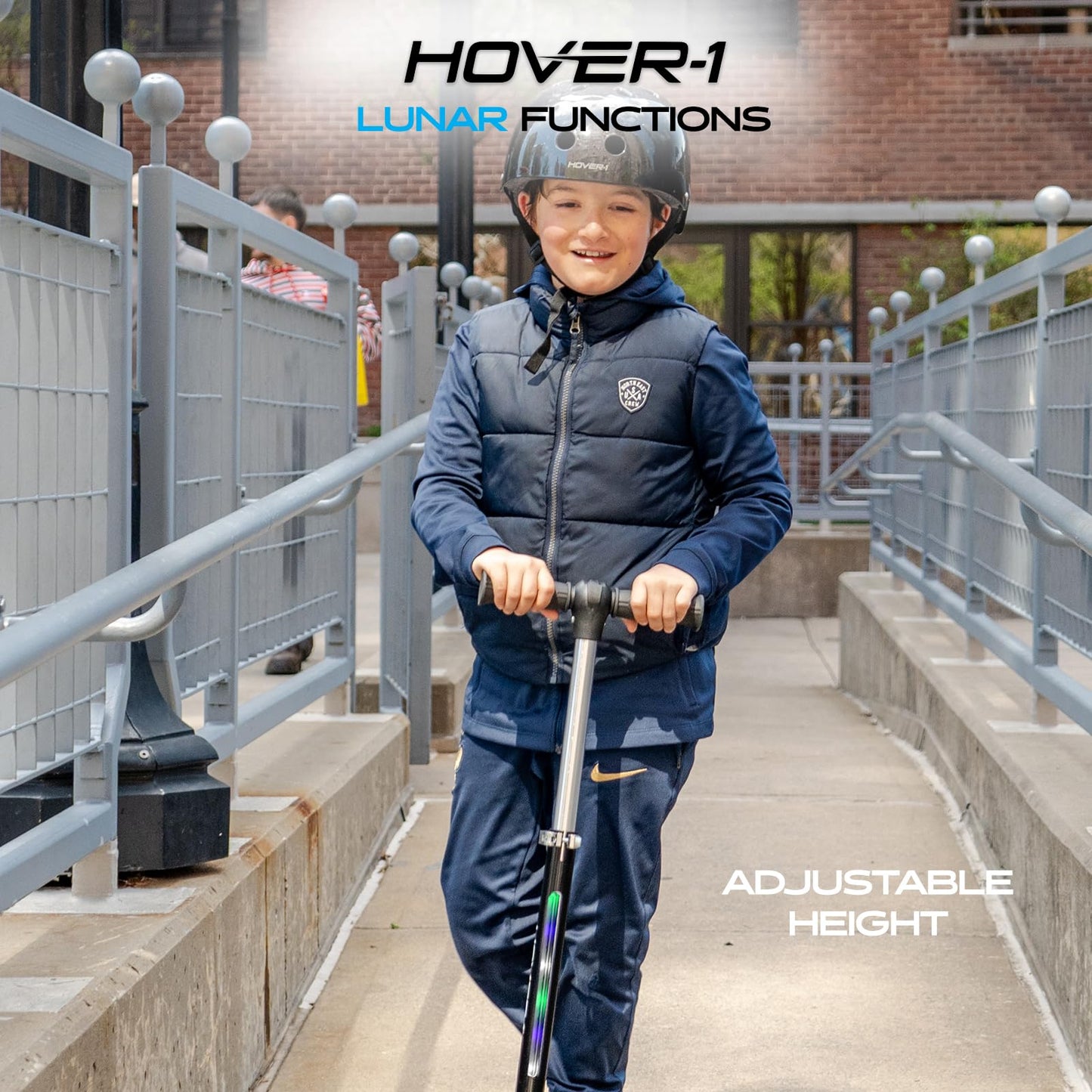 Hover-1 Kids Folding Kick Scooter with LED Wheels