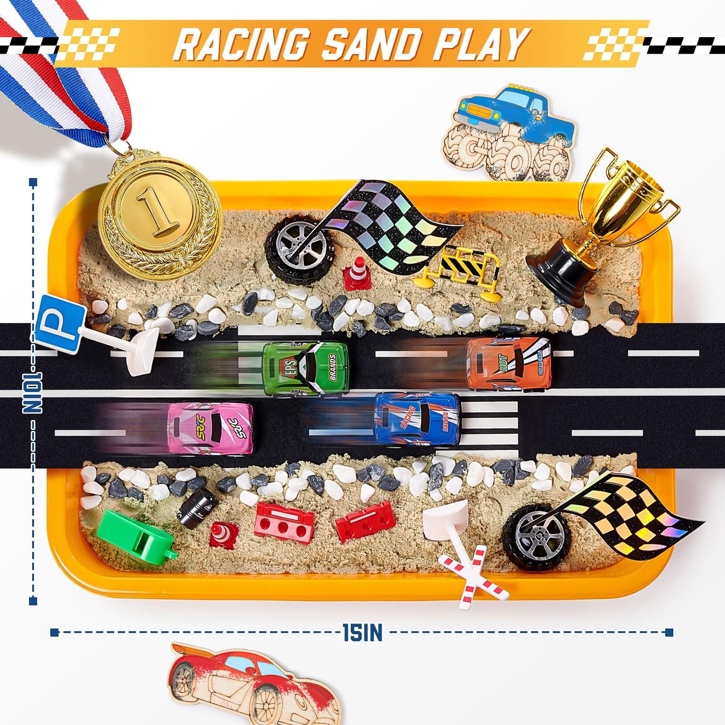 Sensory Bin Sandbox Toys for Kids Ages 3-8