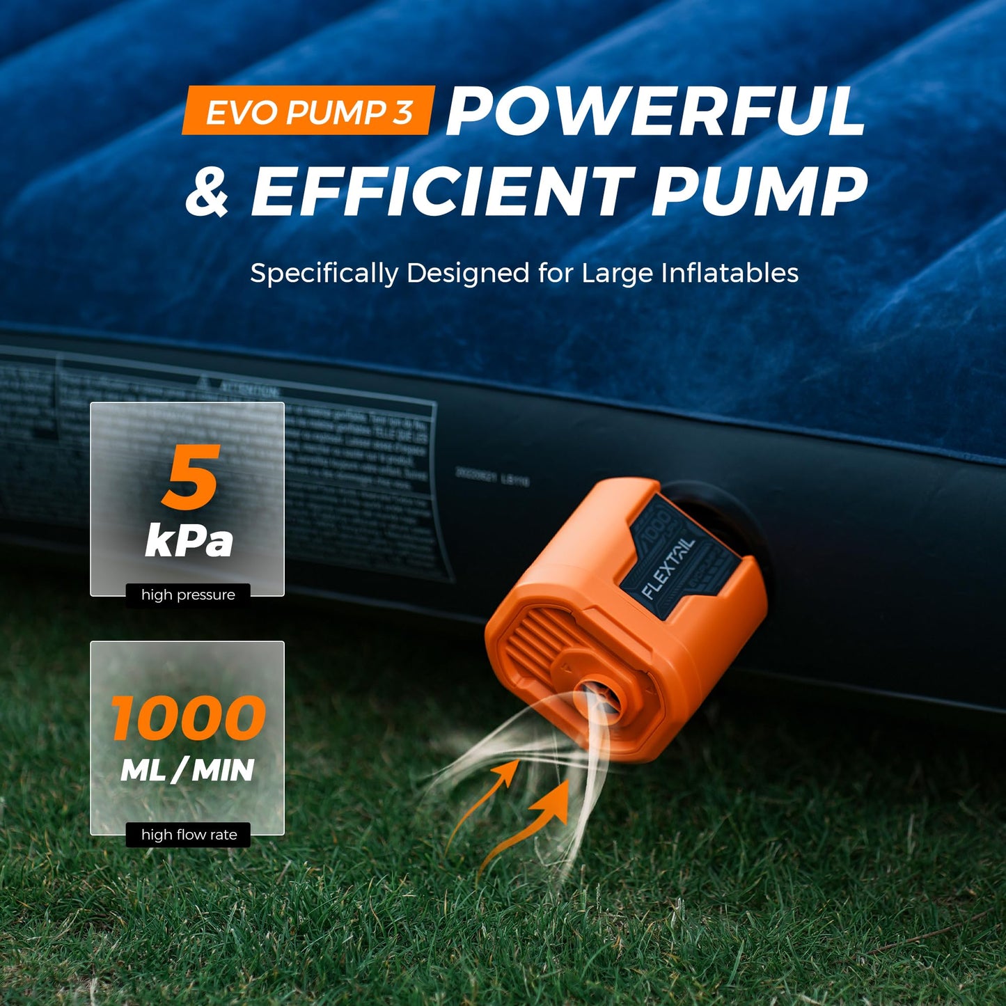 Portable Electric Air Pump by FLEXTAILGEAR