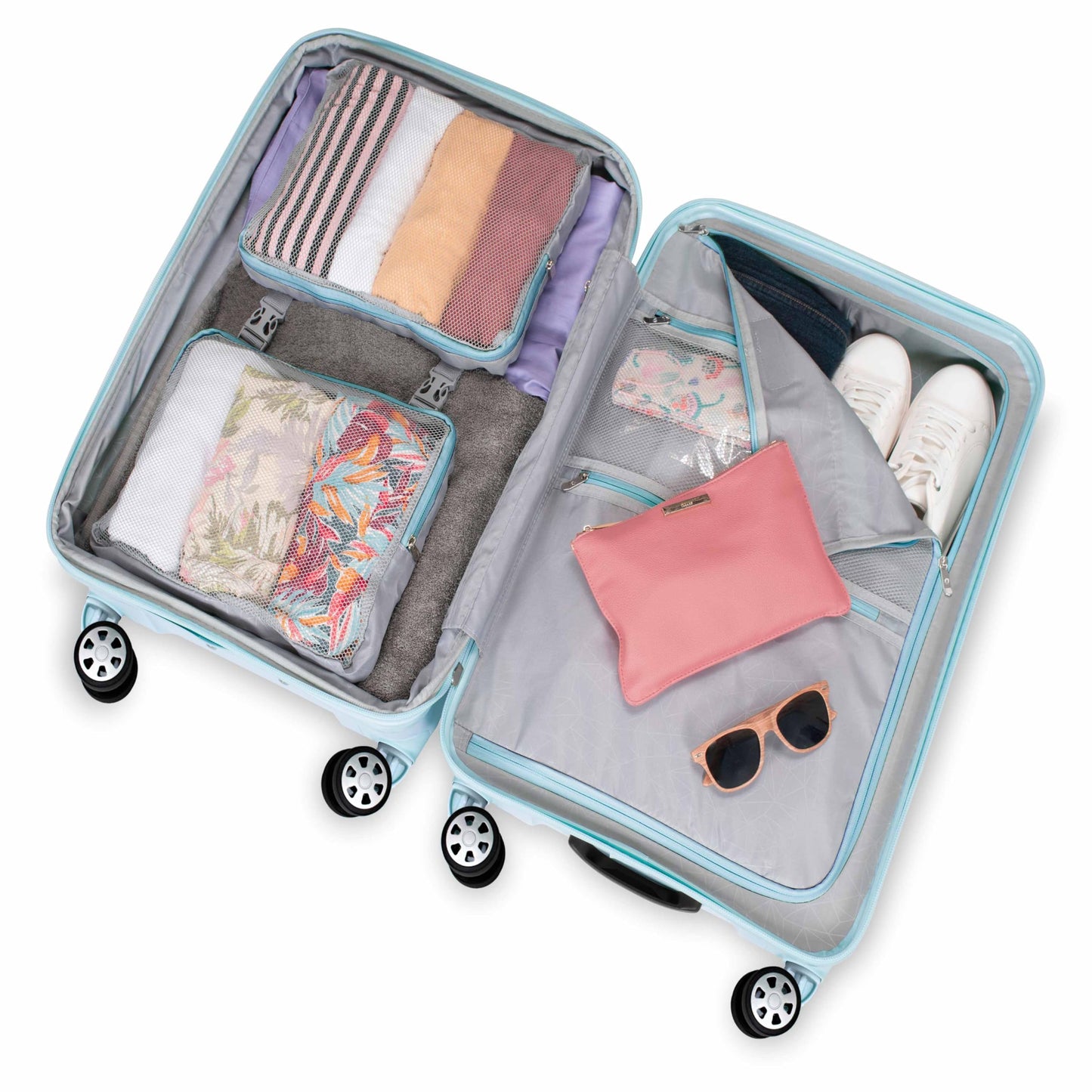 Indestructible Expandable Spinner Luggage by Traveler's Choice