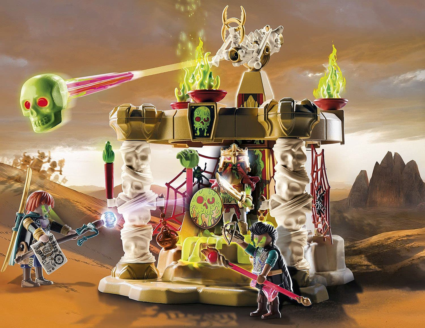 Playmobil Skeleton Army Temple Toy Set