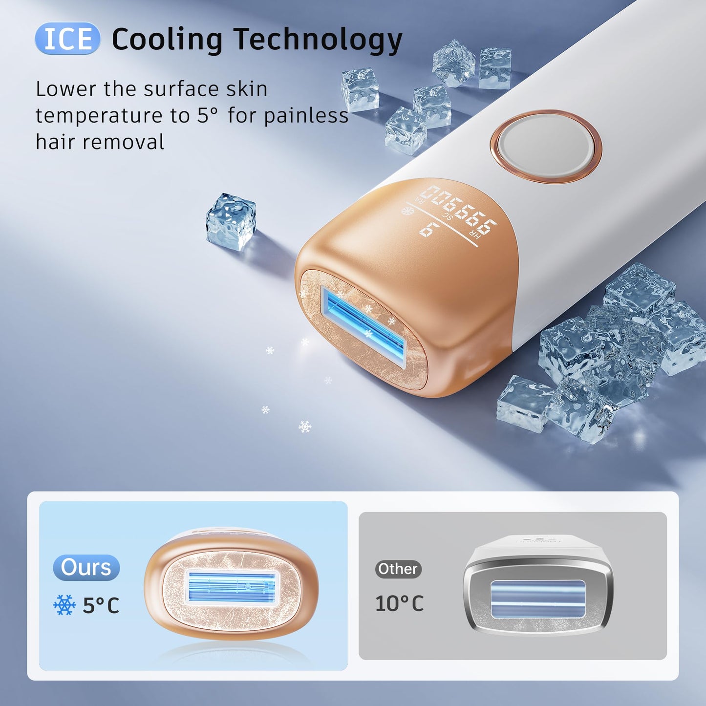 IPL Hair Removal Device for Home Use