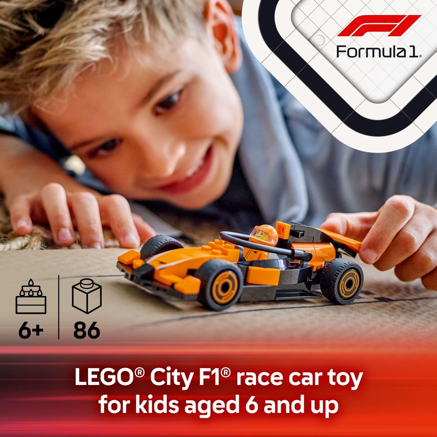 LEGO McLaren F1 Race Car Building Kit