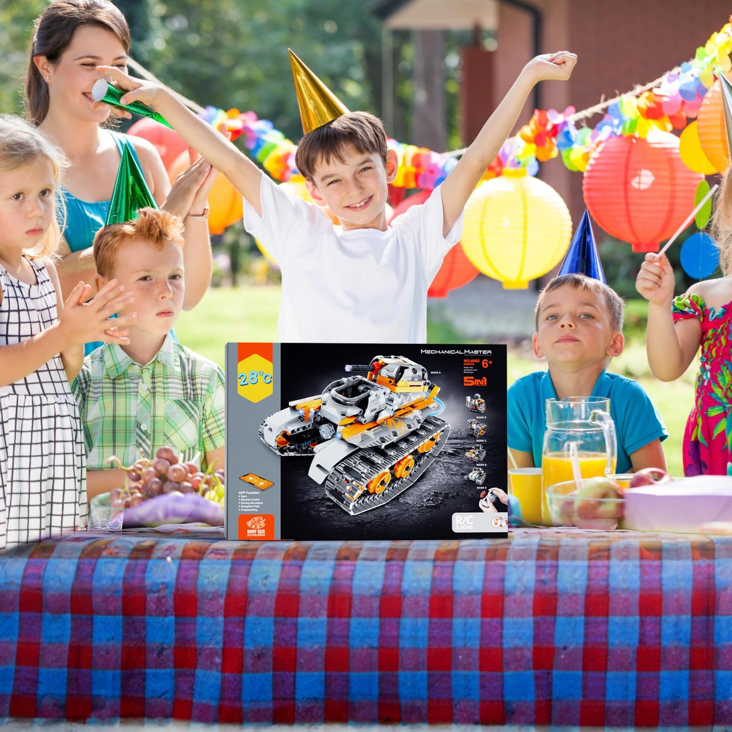 552 Pcs 5-in-1 Remote Controlled STEM Building Toys Set