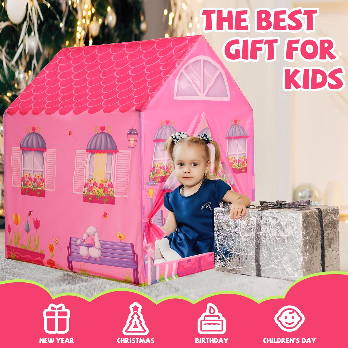 Kids Indoor Outdoor Play Tent by PLAY 10