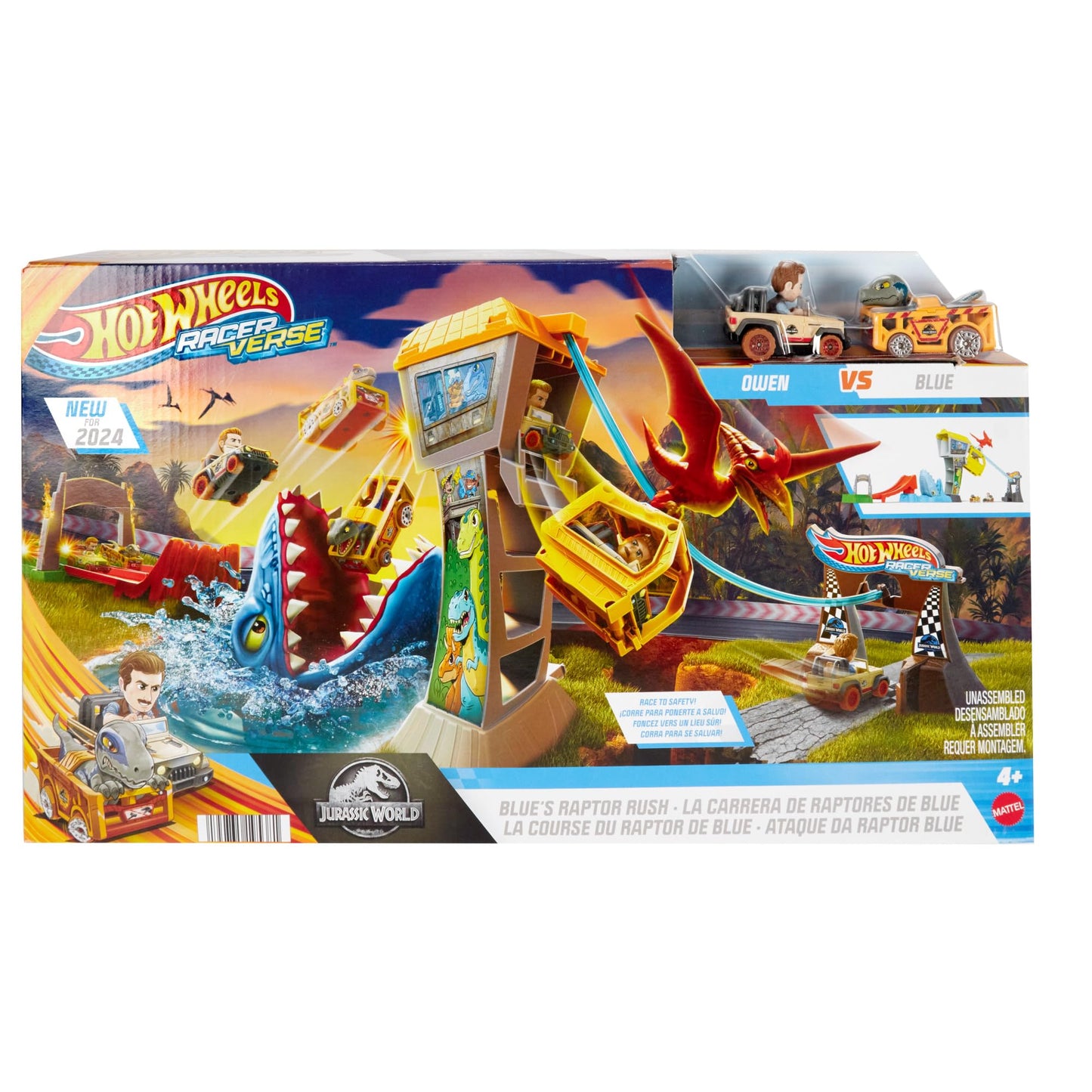 Hot Wheels Jurassic World Raptor Rush Track Set