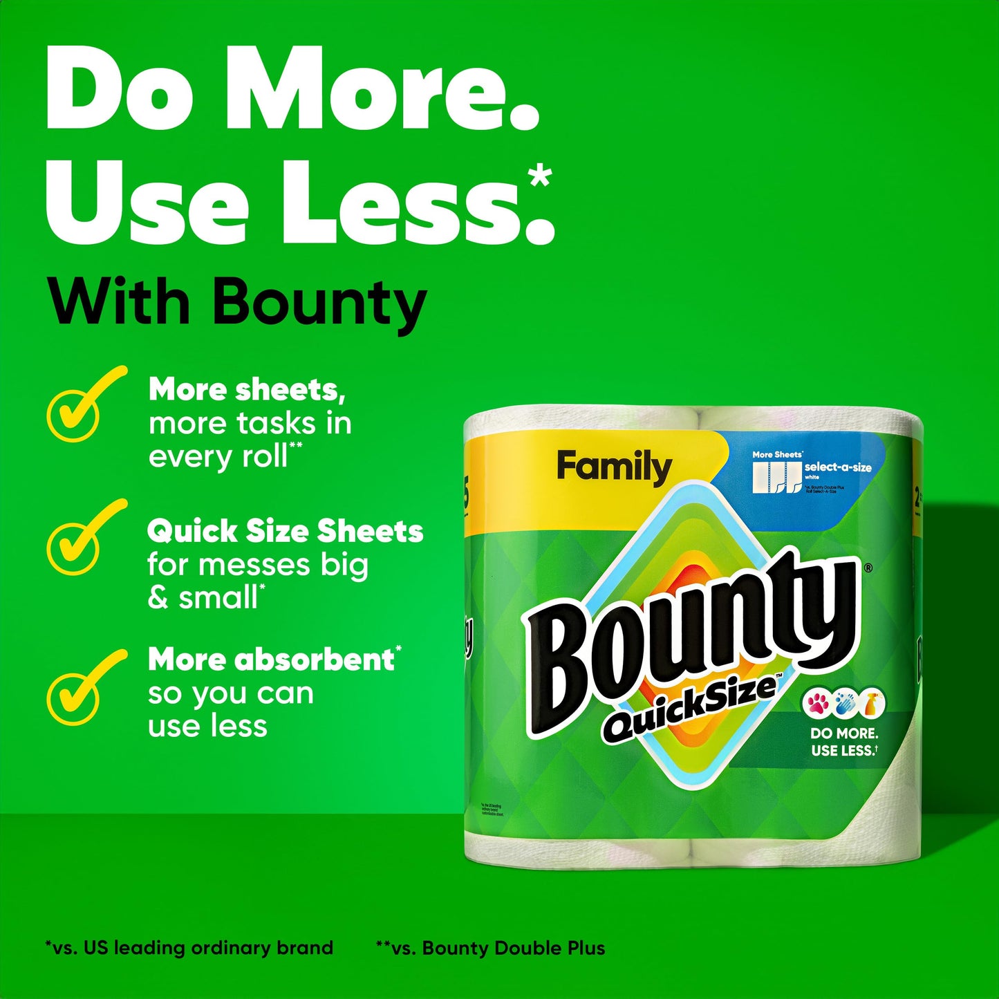 16 Family Rolls Bounty Paper Towels