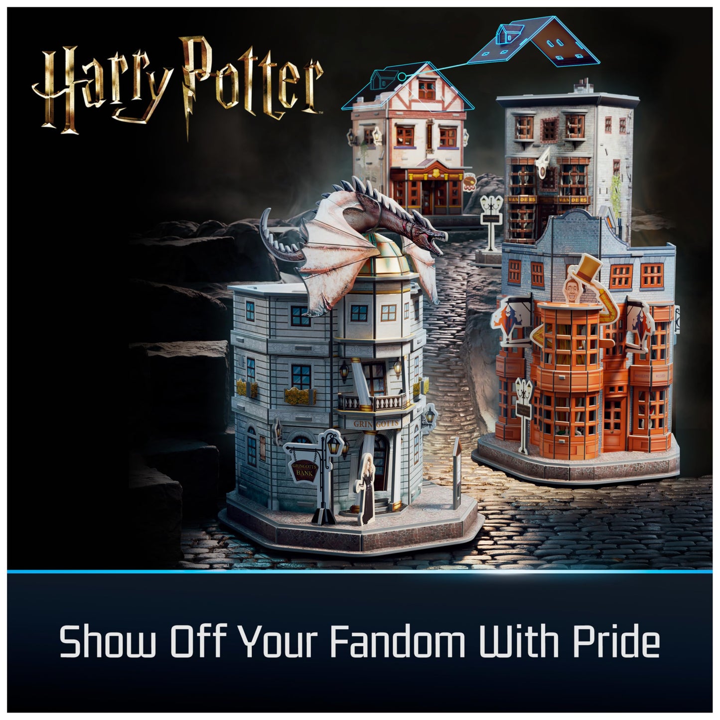 Harry Potter Diagon Alley 3D Puzzle Model Kit