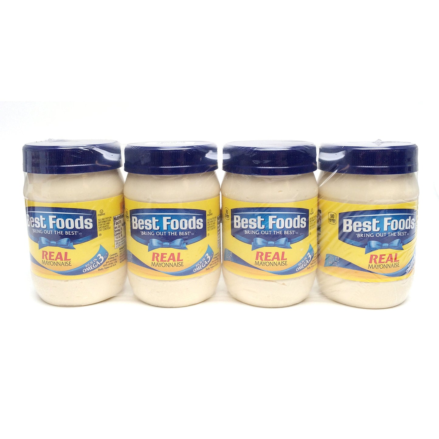 4 Pack Best Foods Real Mayonnaise 15 oz
