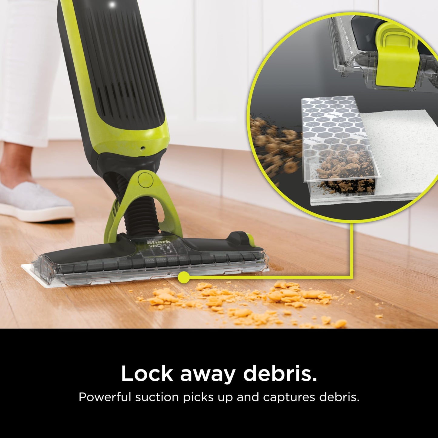 Shark VACMOP Cordless Hard Floor Vacuum Mop