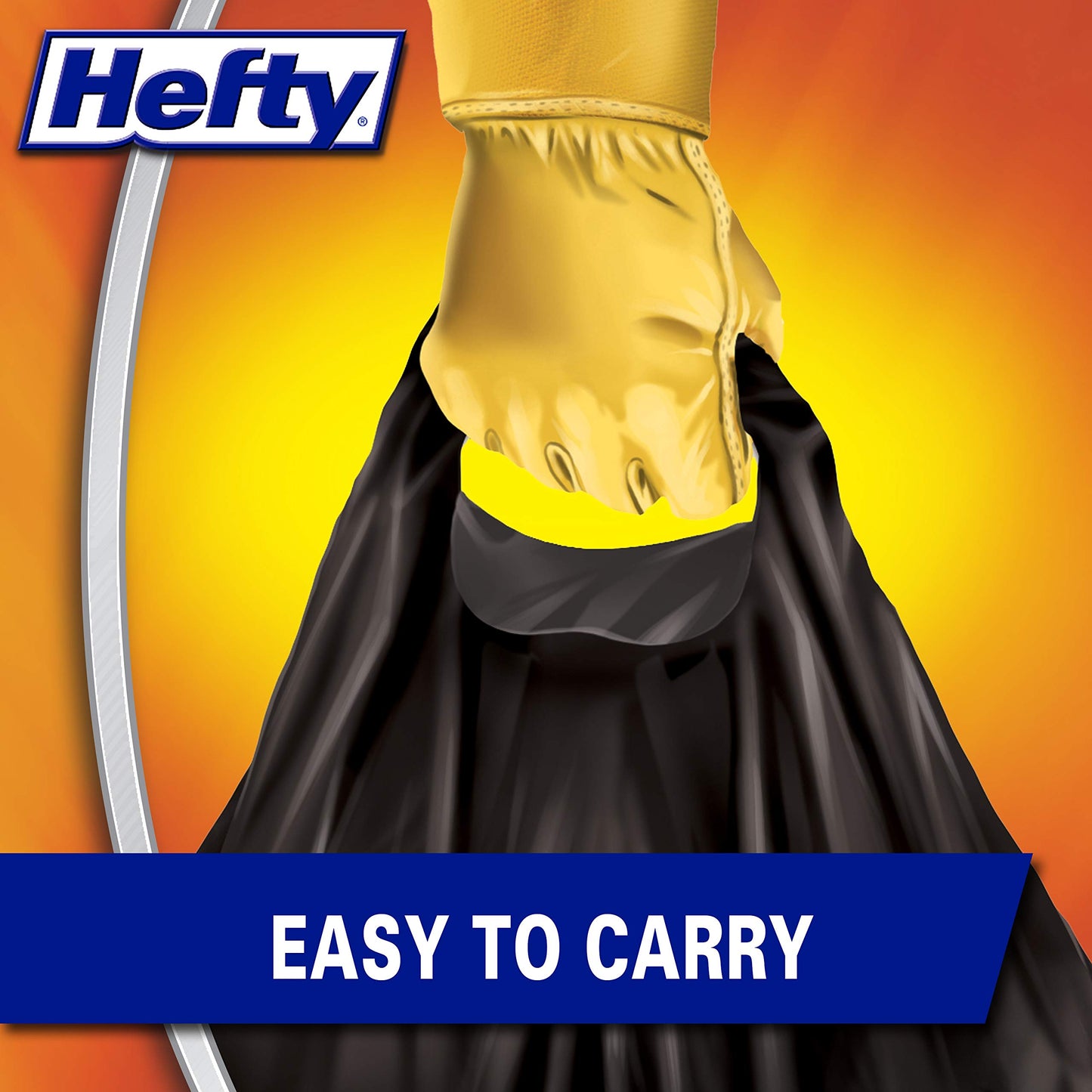 Hefty 42 Gallon Heavy Duty Trash Bags, 26 Count