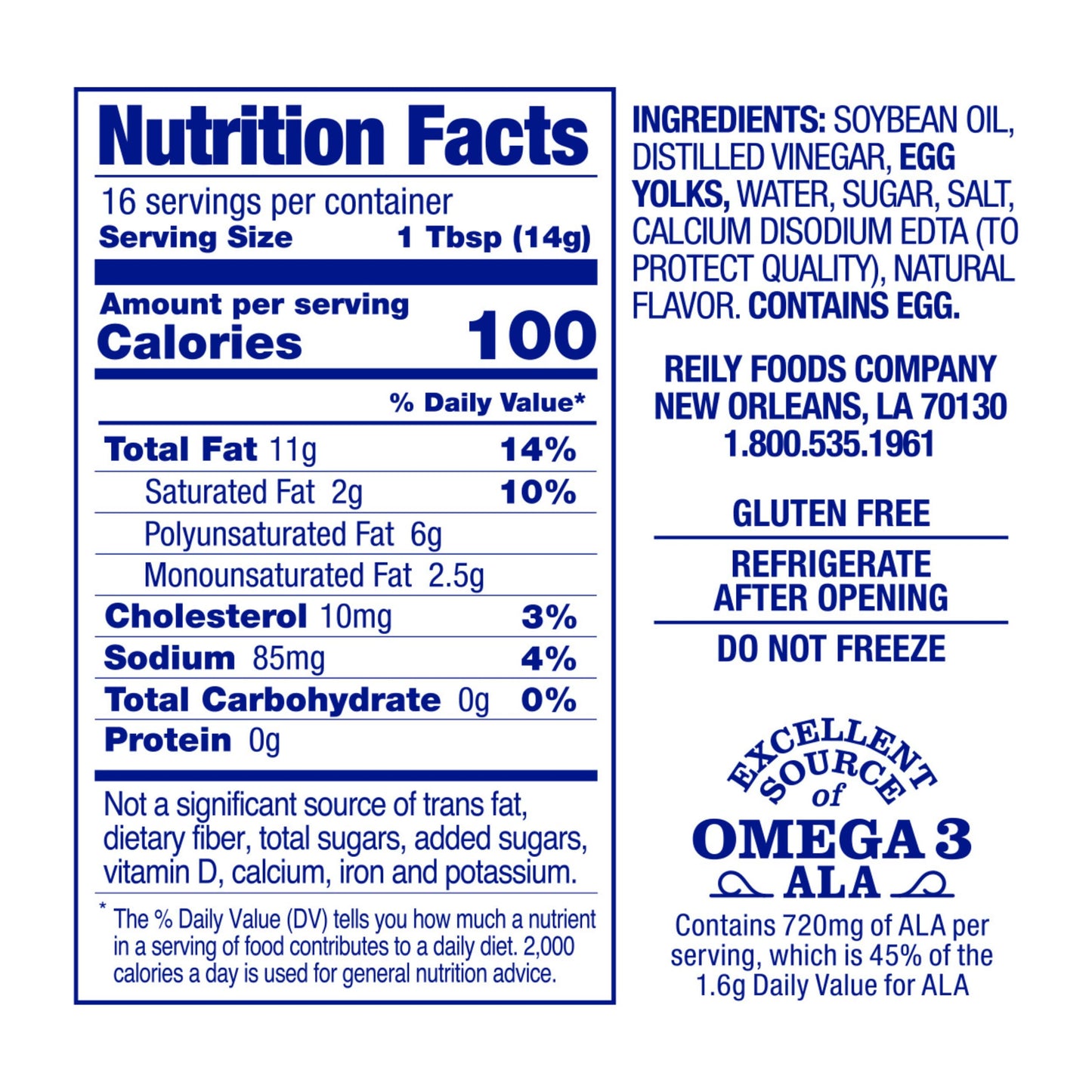 Blue Plate Real Mayonnaise, 8 oz Jar, Pack of 12
