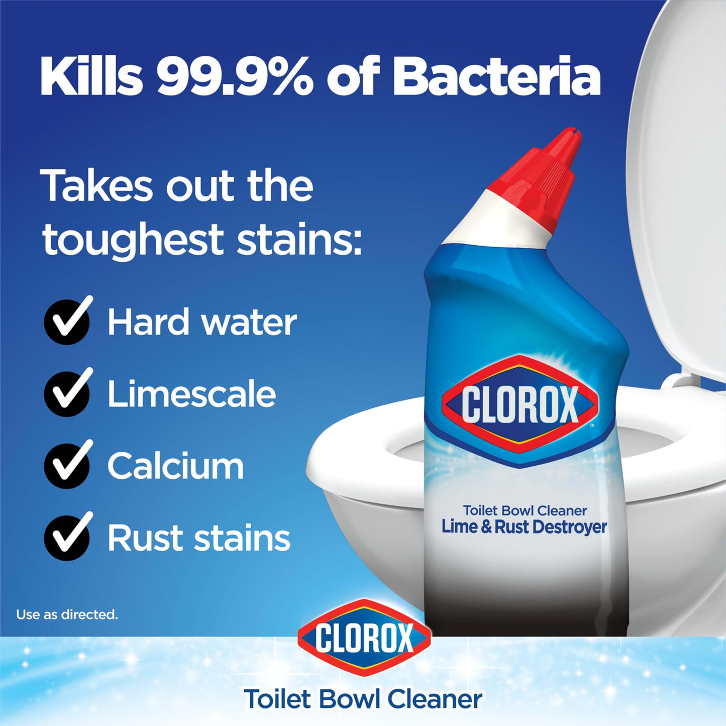 CLOROX Toilet Bowl Cleaner for Lime & Rust