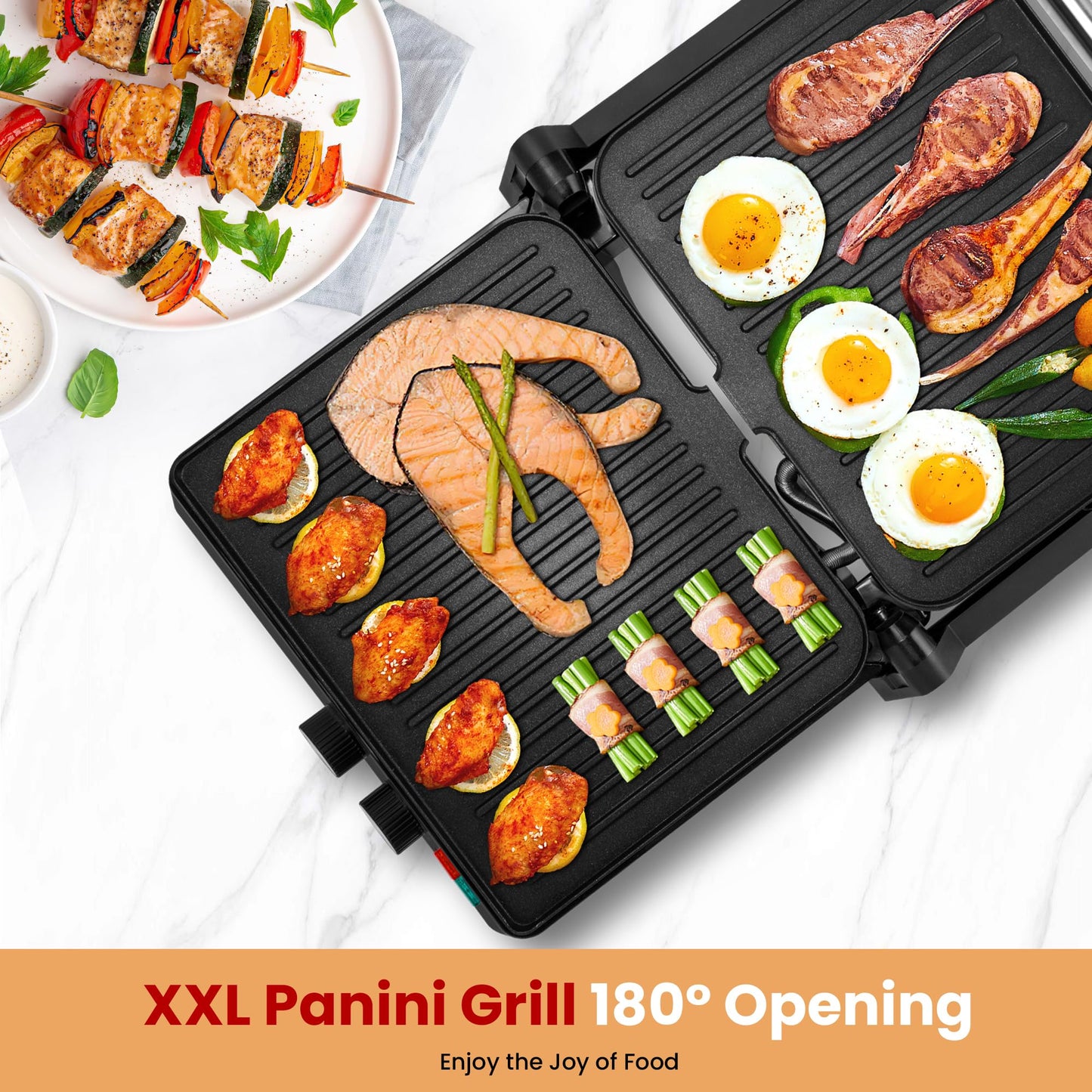 1400W Panini Grill Press by Pukomc
