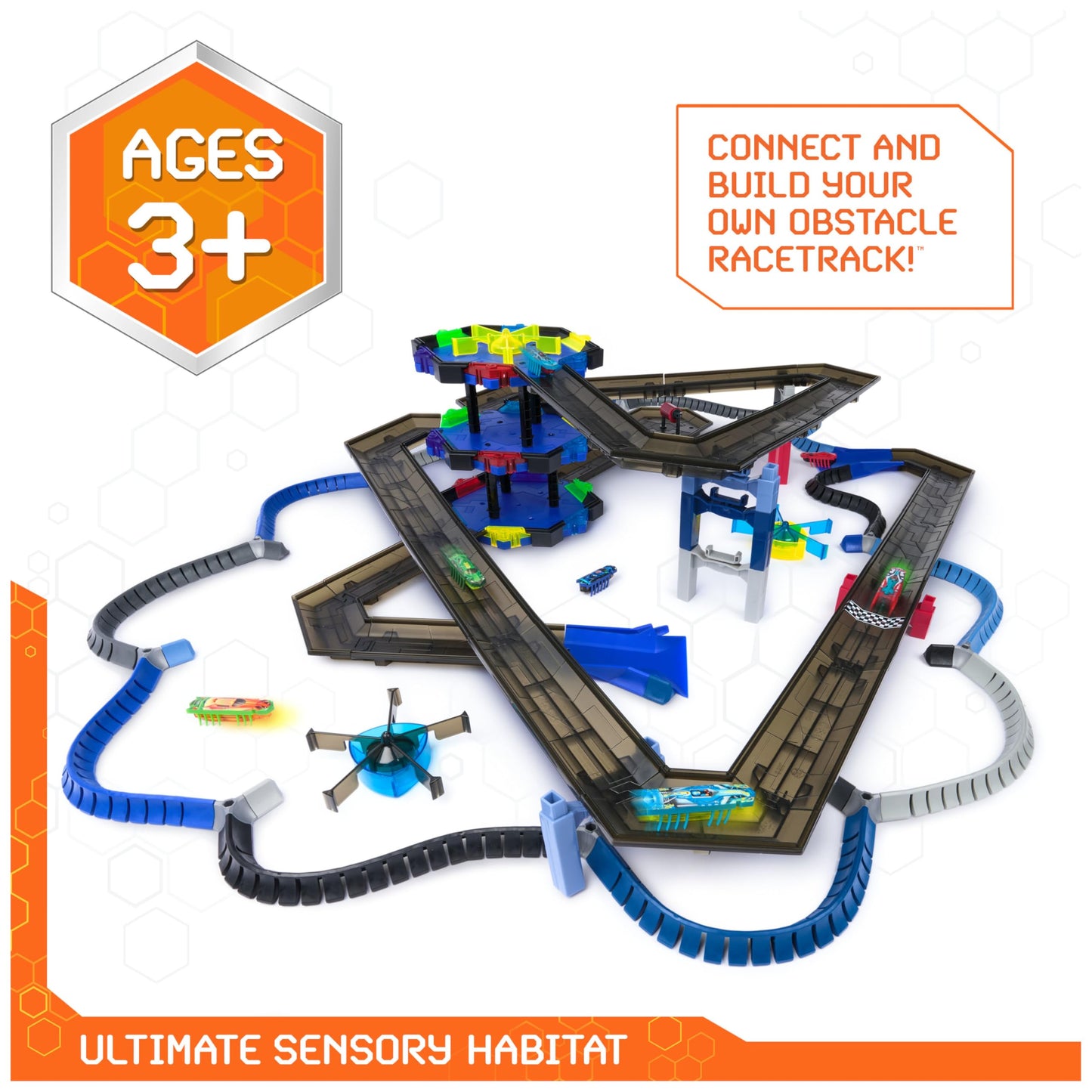 HEX BOTS Nanotopia Sensory Toy Playset for Kids