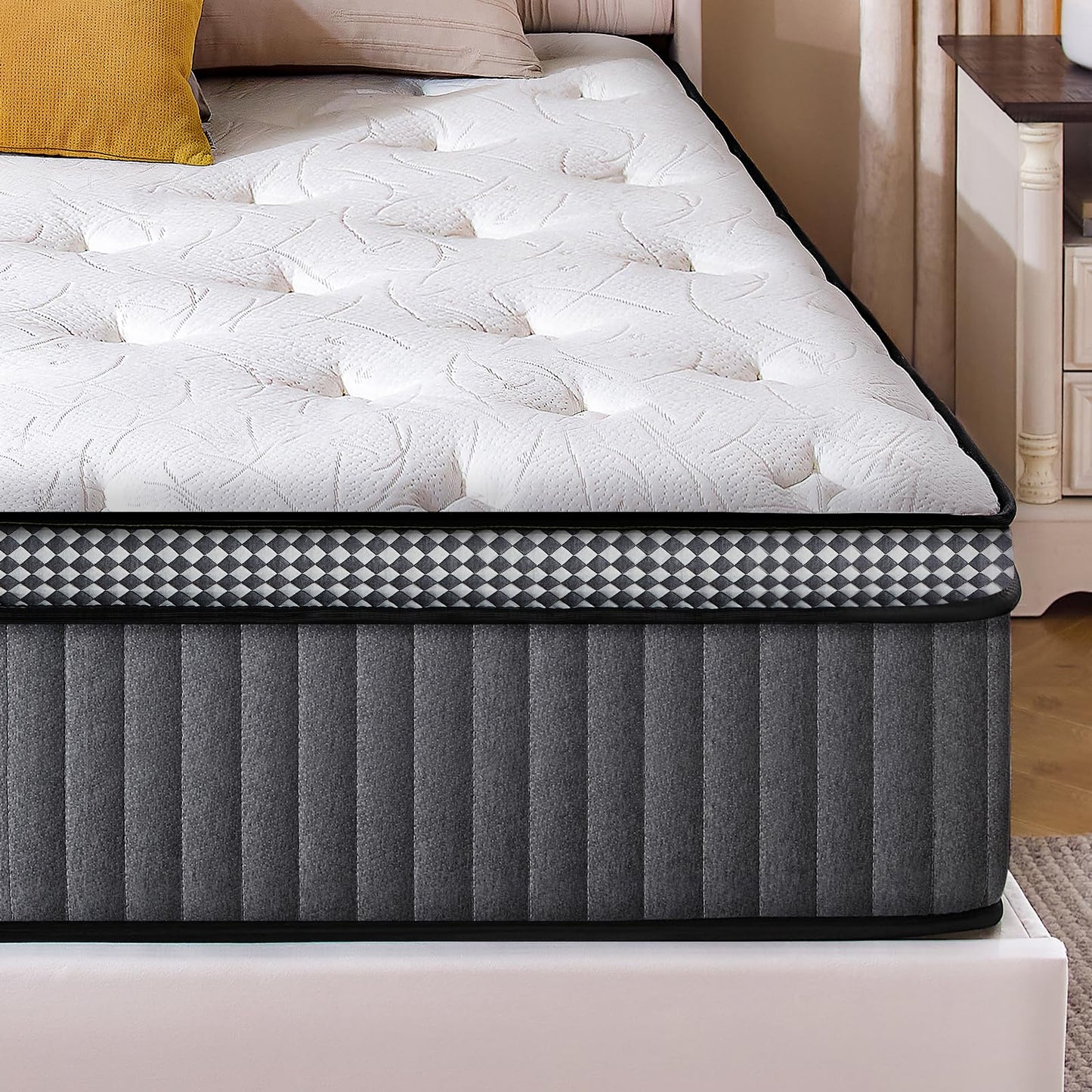 Twin Hybrid Mattress with Gel Memory Foam