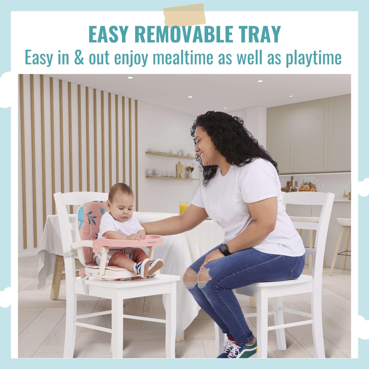 Dream On Me 3-in-1 Booster Seat with Tray