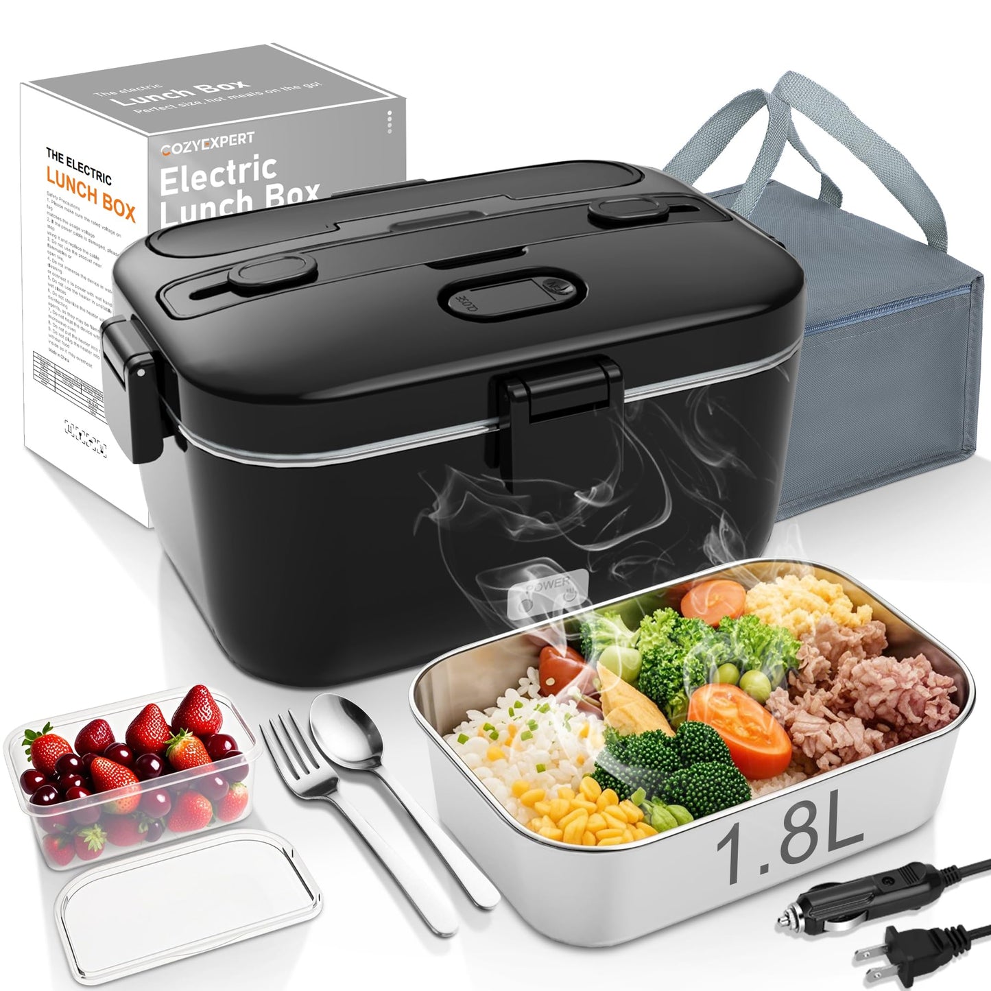 Electric Lunch Box Food Warmer 1.8L COZYEXPERT