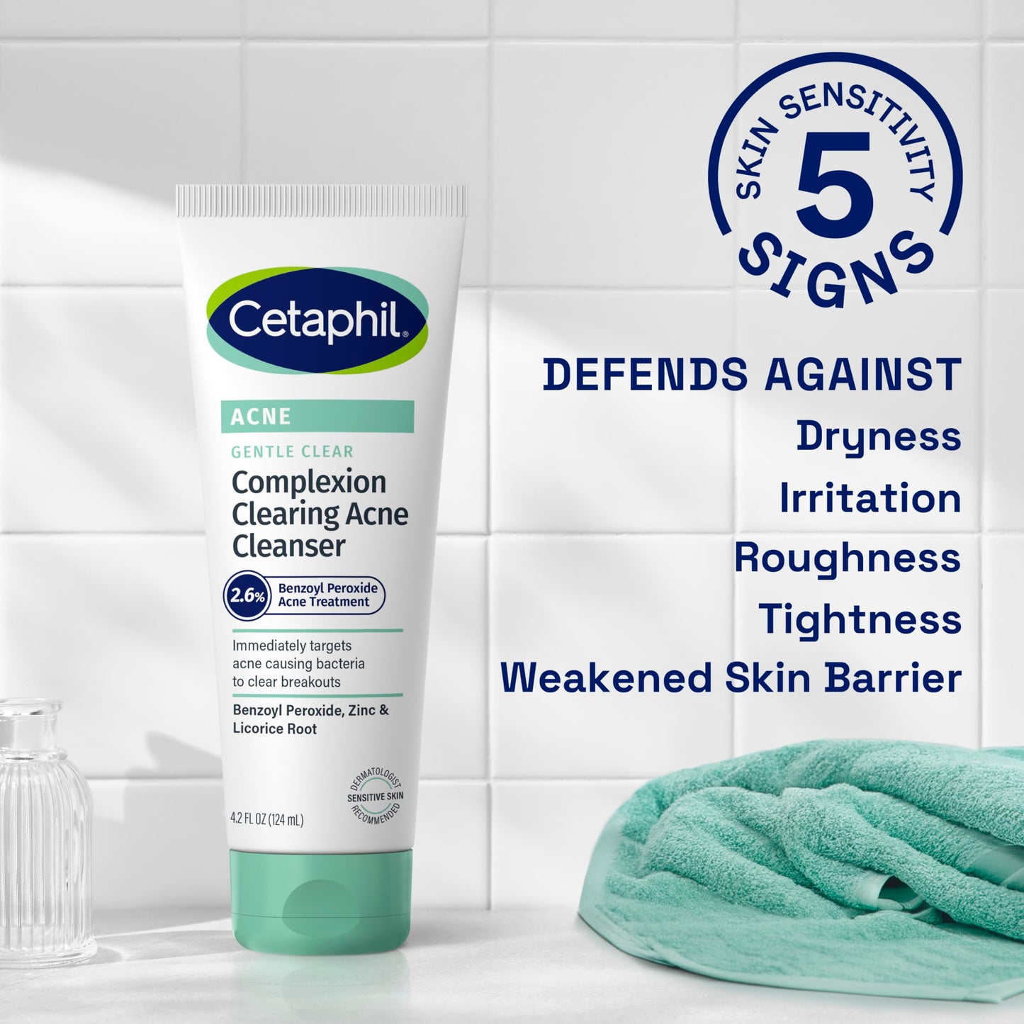Cetaphil Acne Cleanser with 2.6% Benzoyl Peroxide