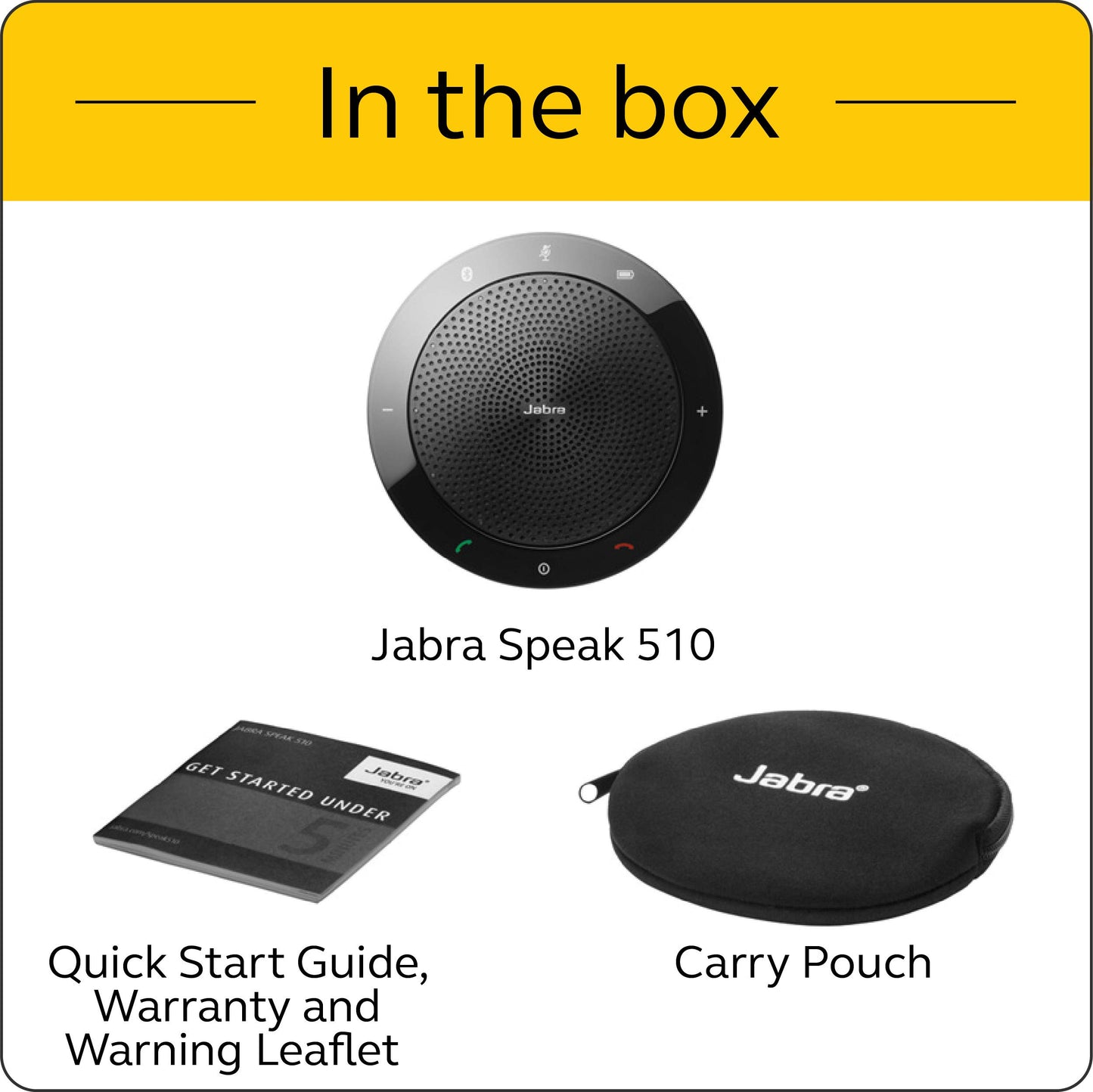 Jabra Speak 510 Wireless Bluetooth Speakerphone