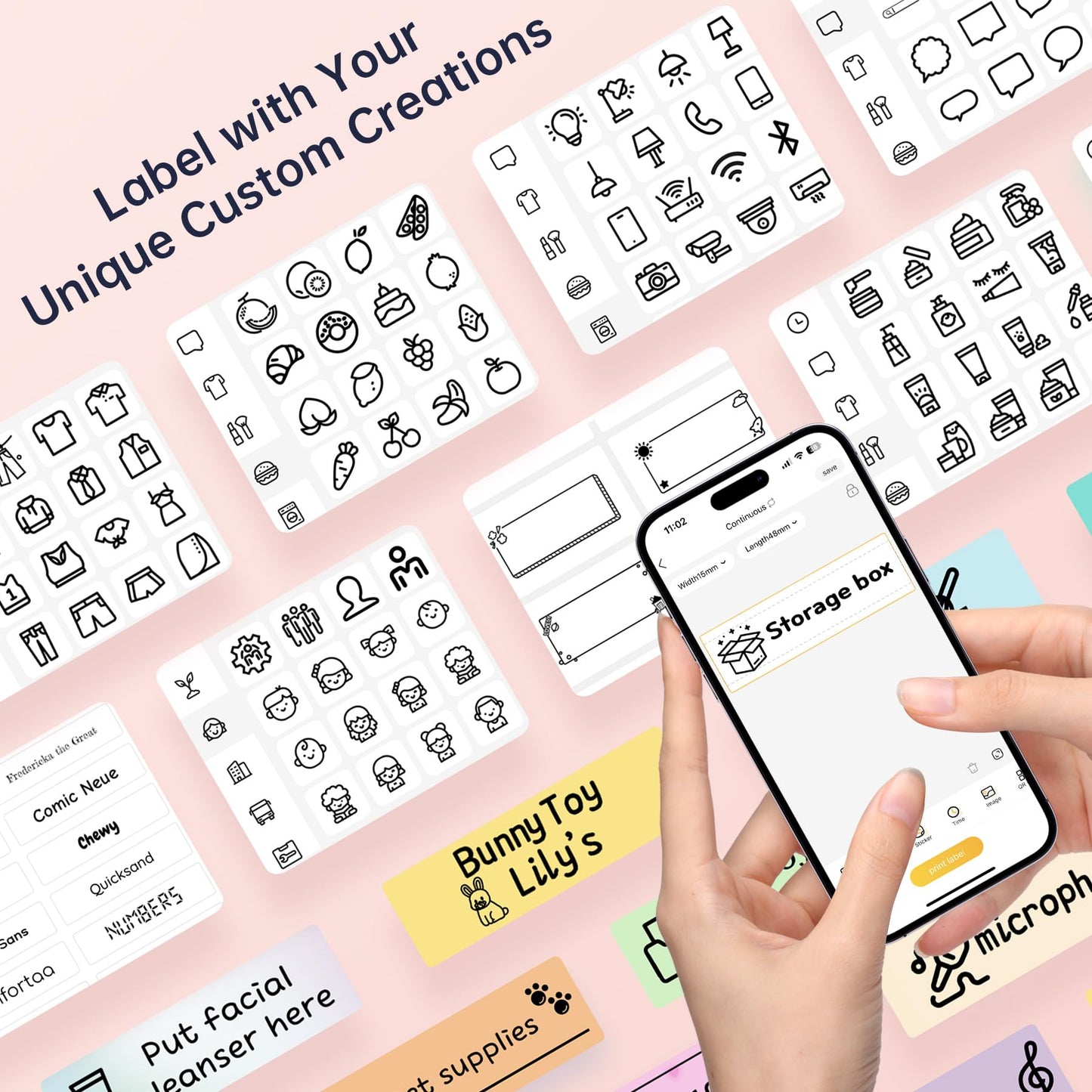 Mini Bluetooth Label Maker for Home & Office