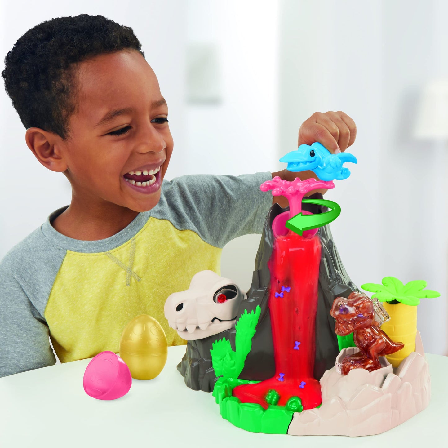 Play-Doh Dino Crew Volcano Playset with Slime