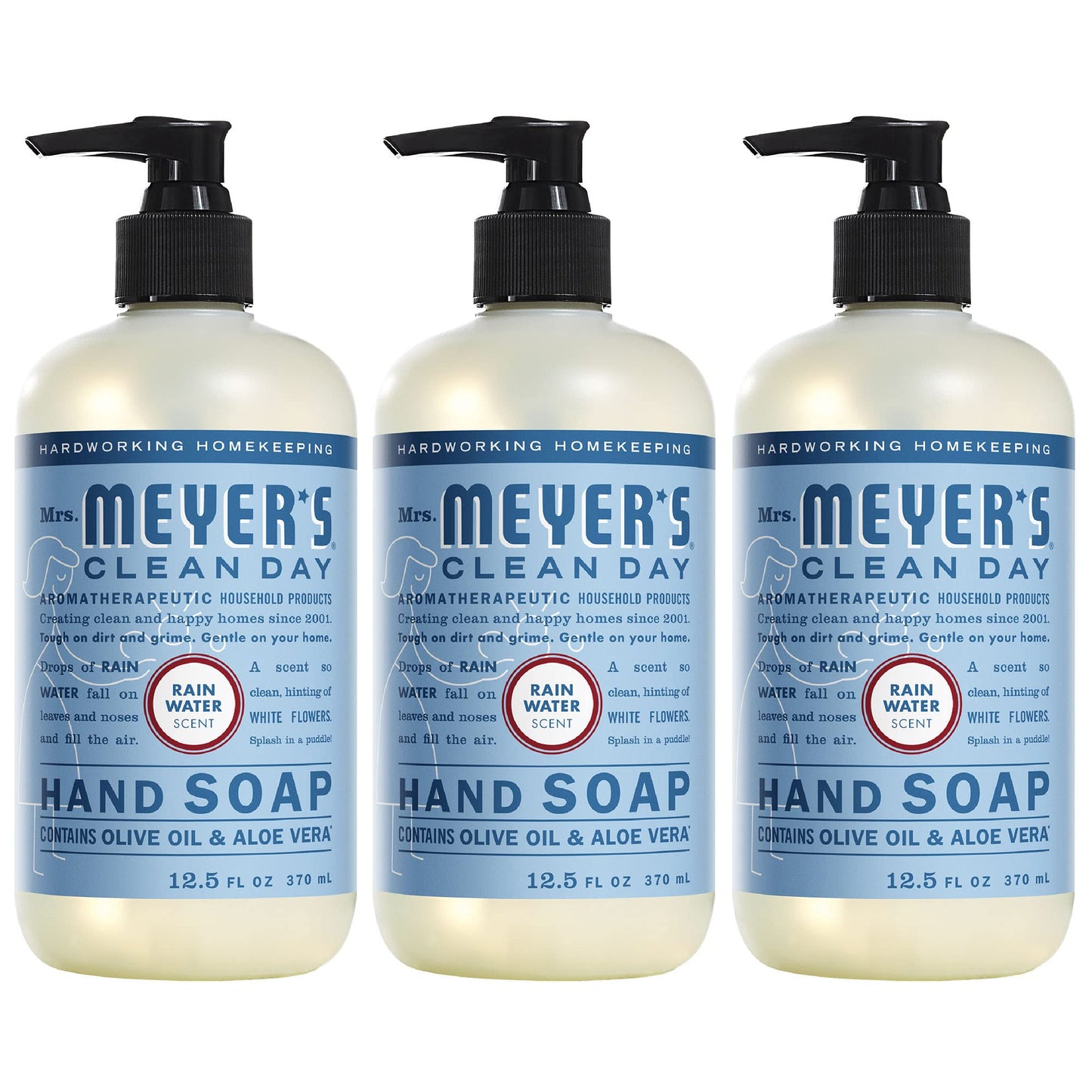 Mrs. Meyer's Hand Soap, Essential Oils, 3-Pack