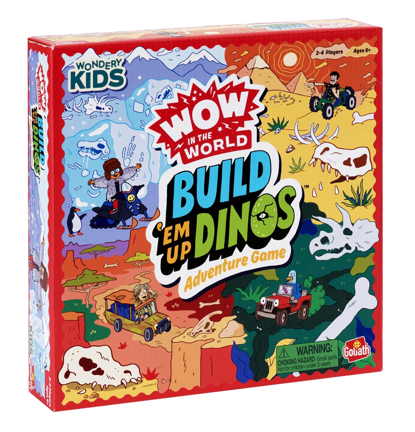 Dino Adventure Game for 2-4 Players, Ages 6+