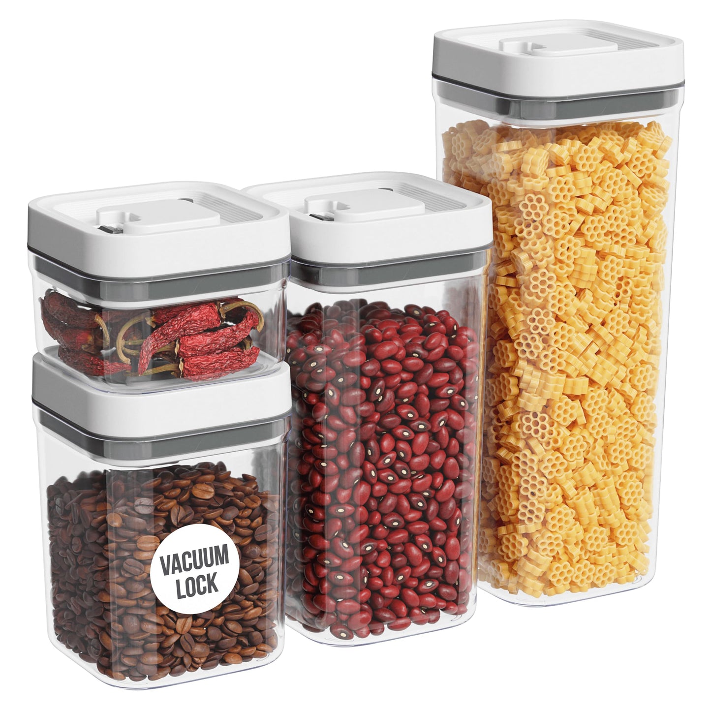 Airtight Food Storage Container Set - 4-Pack