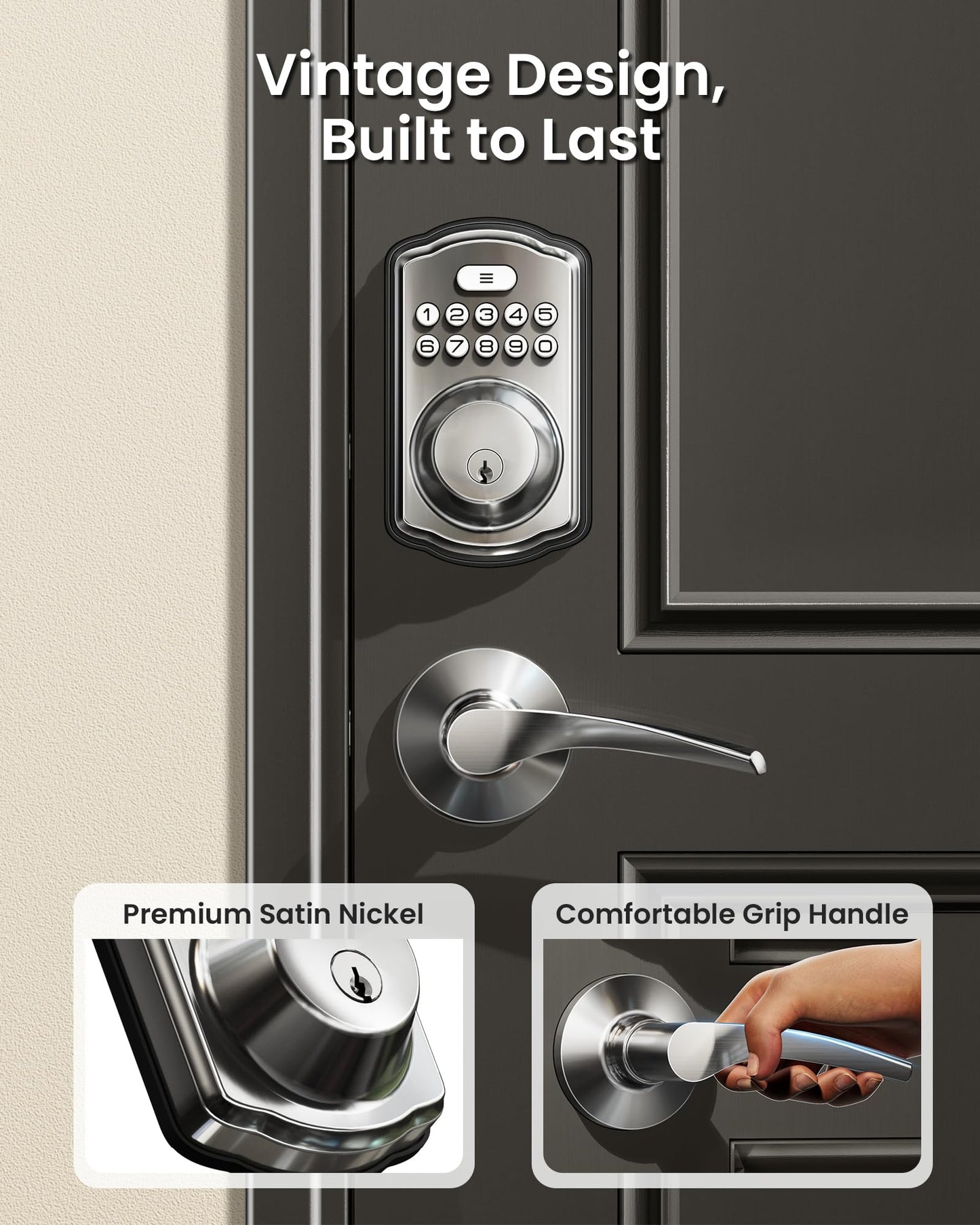 Keyless Entry Door Lock with Digital Keypad