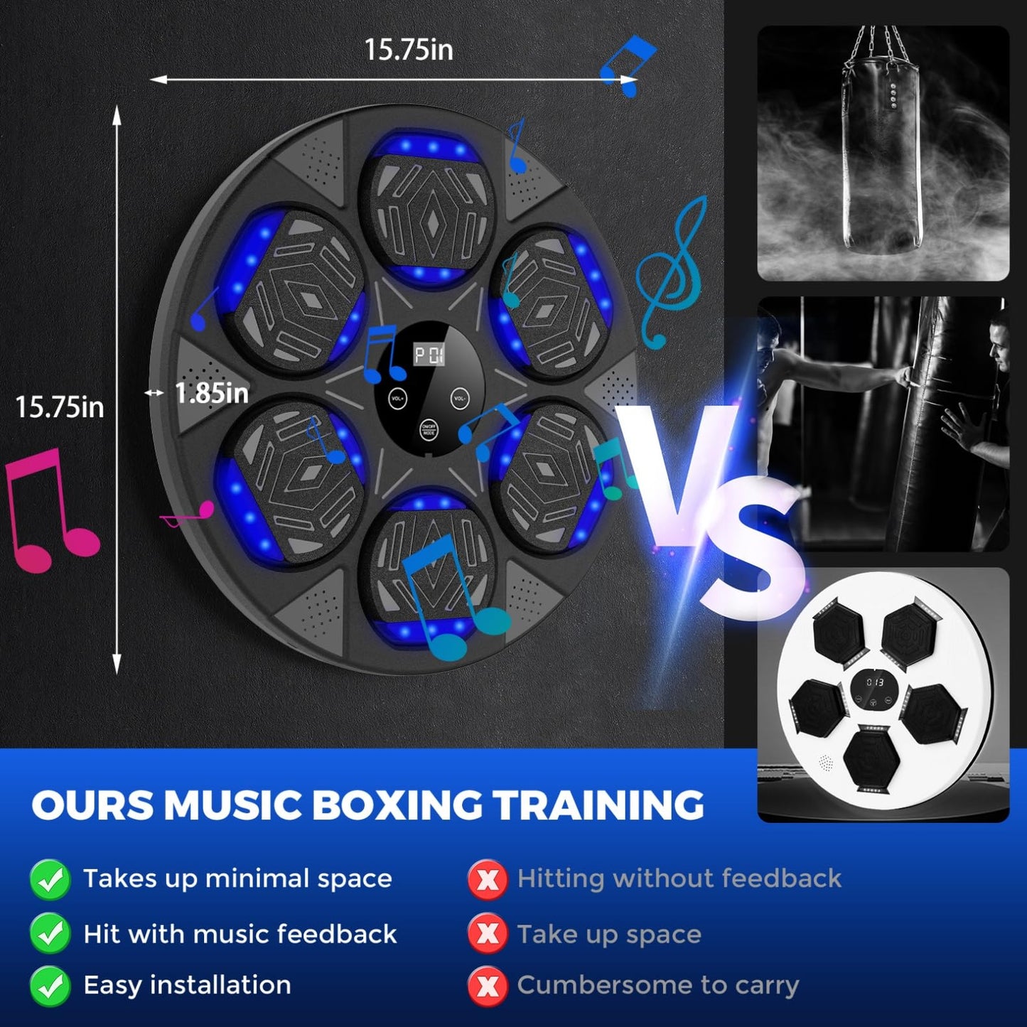 Bluetooth Boxing Training Machine for Home Gym