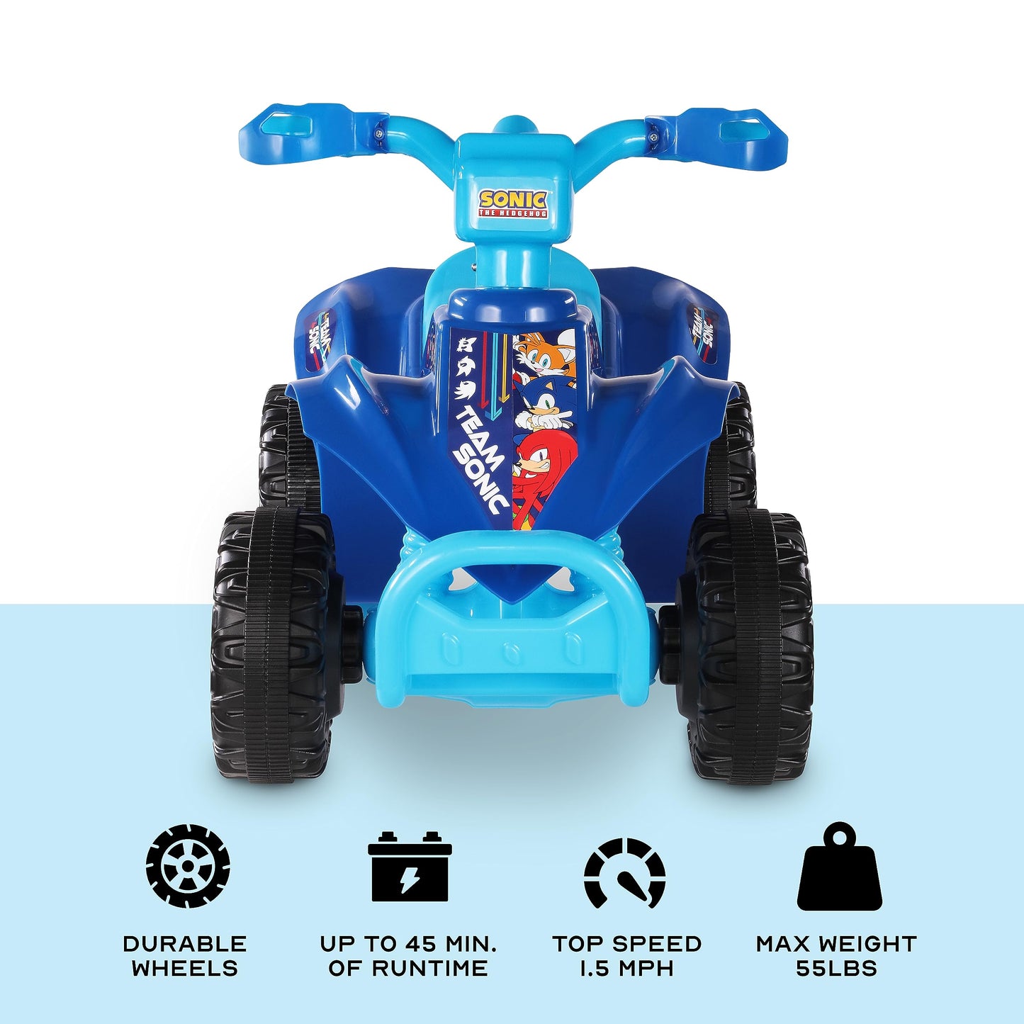 Sonic The Hedgehog 6V Kids ATV Ride-On