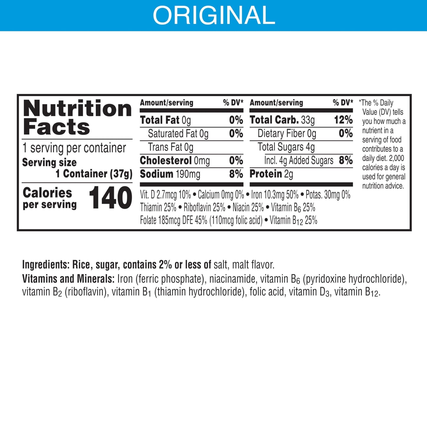 12 Pack Rice Krispies Cereal Cups to Go
