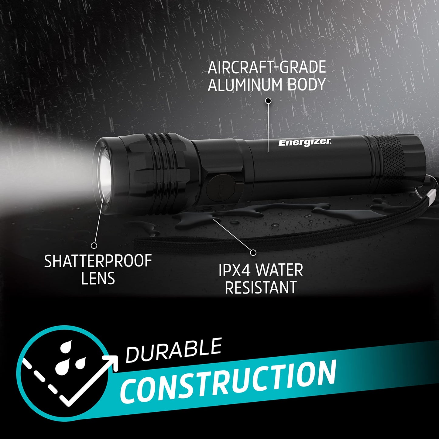Energizer 1000 Lumens Rechargeable LED Flashlight