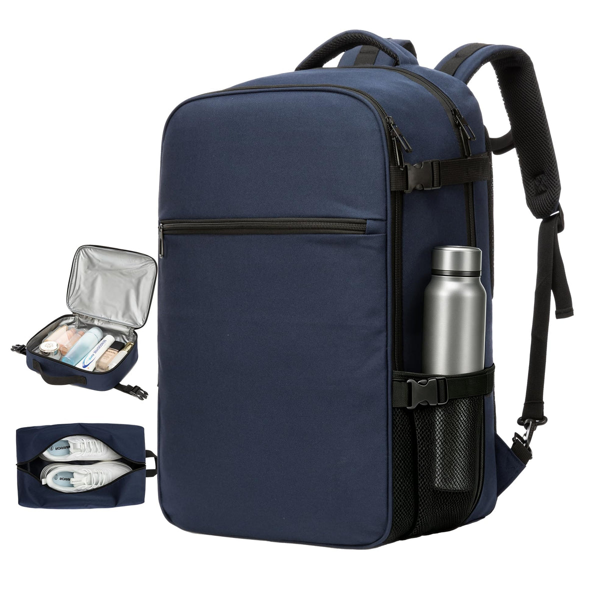 40L Water-Resistant Travel Laptop Backpack