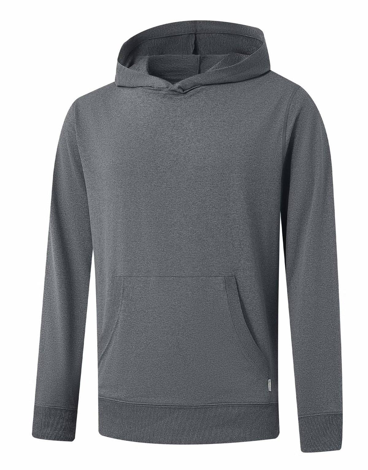 Lightweight Stretch Pullover Hoodie with Kangaroo Pocket
