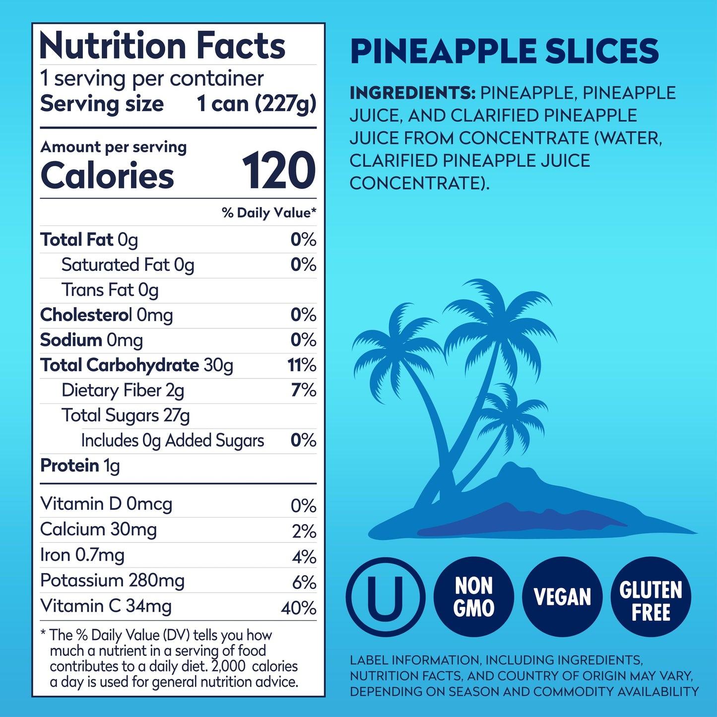 Dole Pineapple Slices in 100% Juice - 12 Pack