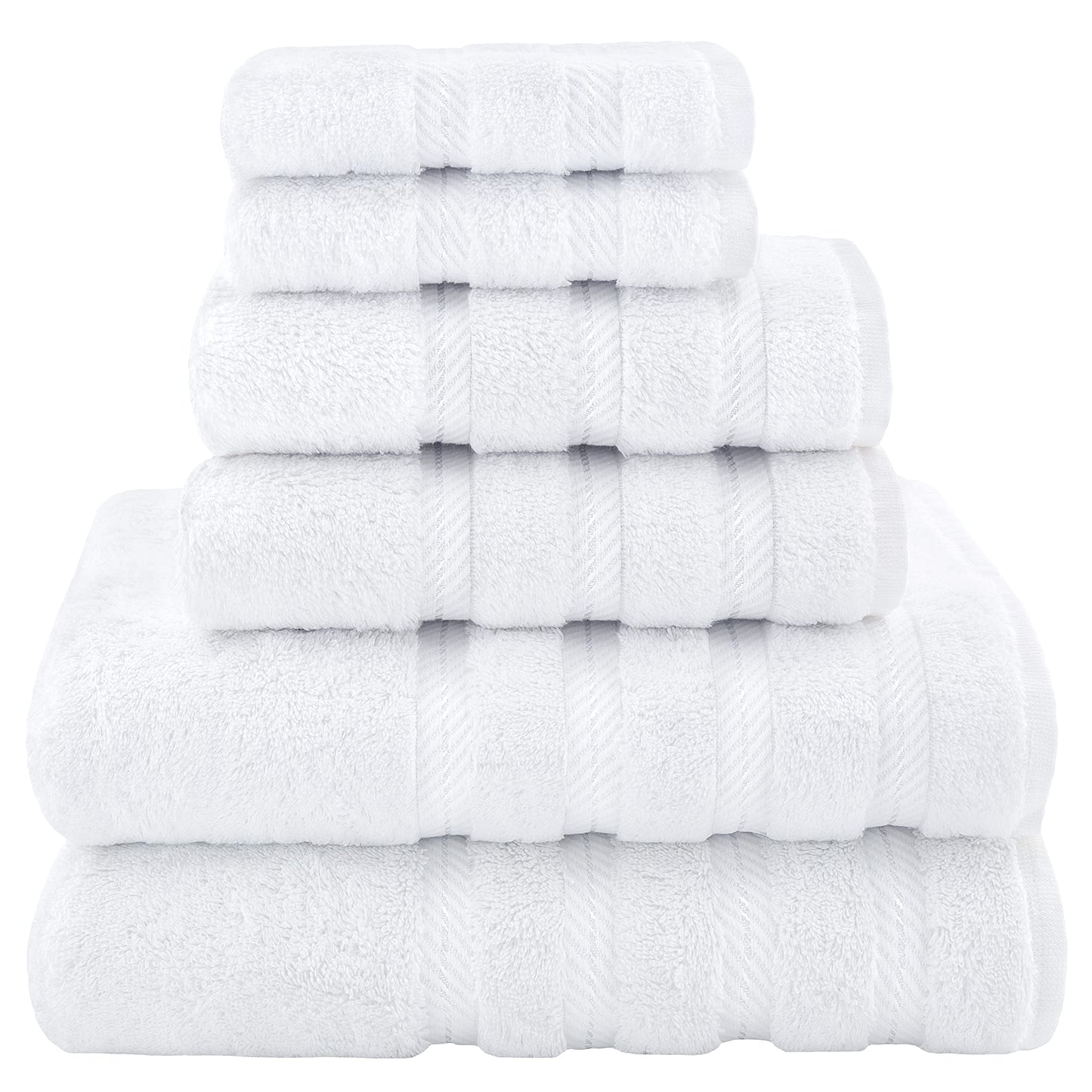 American Soft Linen 6-Piece Cotton Towel Set
