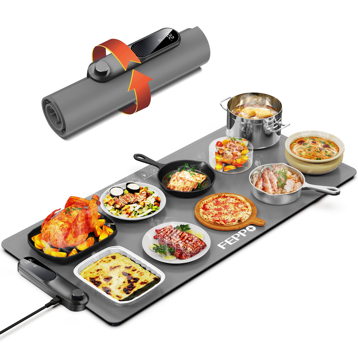 Adjustable Electric Buffet Food Warming Mat