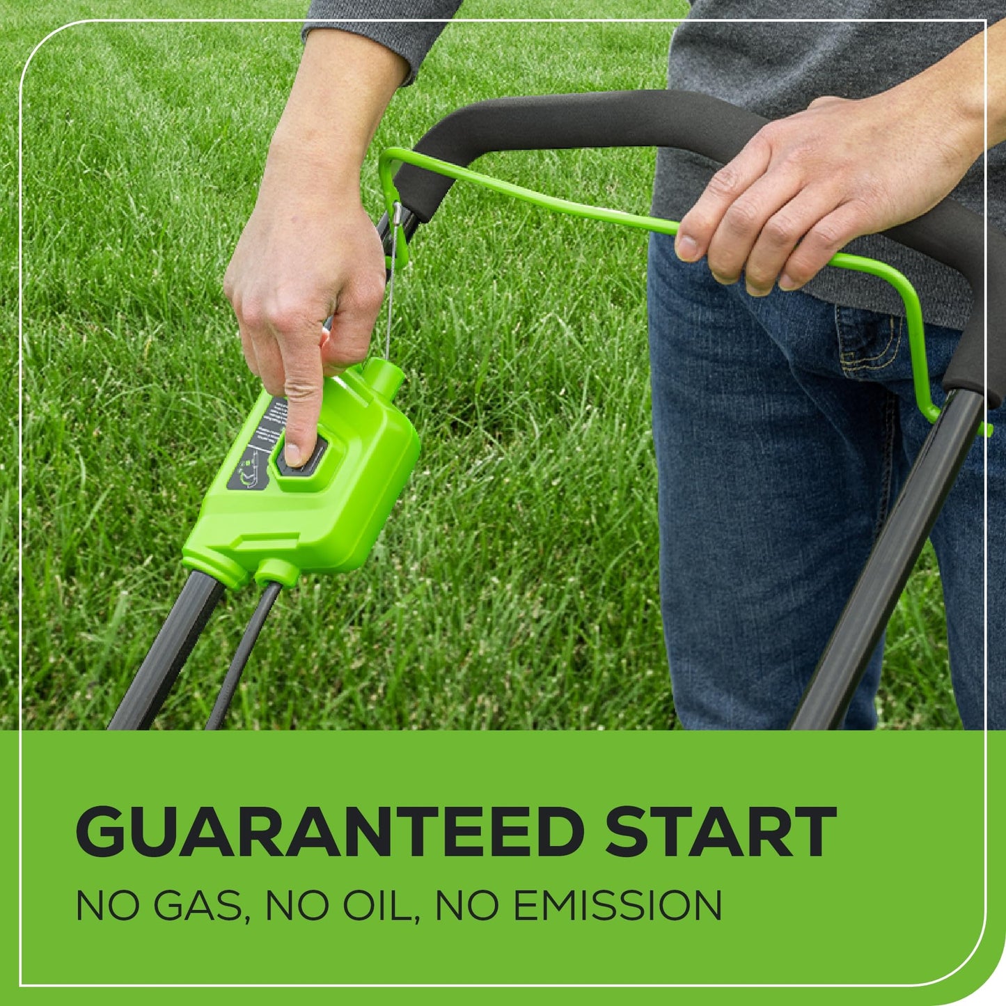 40V Brushless Cordless Lawn Mower by Greenworks